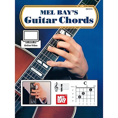Mel Bay Guitar Chords Book & Online Audio