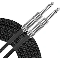 Musician's Gear Standard Instrument Cable Braid-20 ft.-Black (2 Pack)