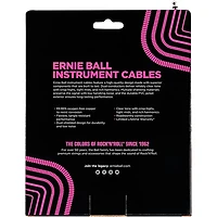 Ernie Ball Coiled Ultraflex Straight-Angle Instrument Cable - White 30 ft.