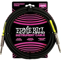 Ernie Ball Straight Instrument Cable - Black