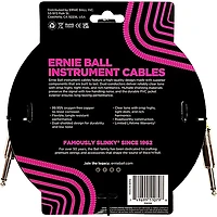 Ernie Ball Straight Instrument Cable - Black