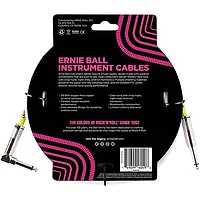 Ernie Ball Straight-Angle Instrument Cable - White