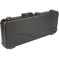 Fender Deluxe Molded ABS Strat/Tele Guitar Case Black Gray/Silver