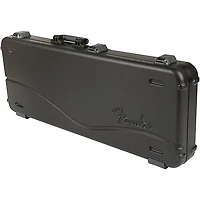 Fender Deluxe Molded ABS Strat/Tele Guitar Case Black Gray/Silver