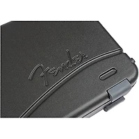 Fender Deluxe Molded ABS Strat/Tele Guitar Case Black Gray/Silver