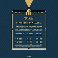 D'Angelico Electrozinc Jazz 13-56 Medium Electric Guitar Strings