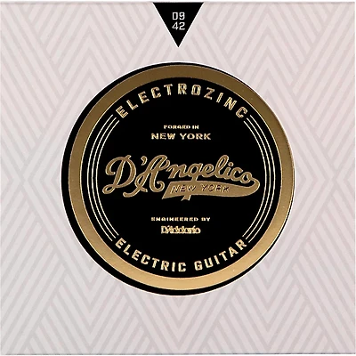 D'Angelico Electrozinc Rock 9-42 Extra Light Electric Guitar Strings