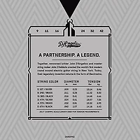 D'Angelico Electrozinc Rock 9-42 Extra Light Electric Guitar Strings