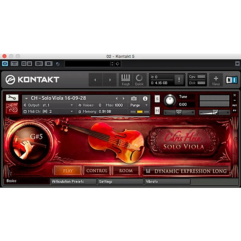 Best Service Chris Hein Solo Viola EXtended