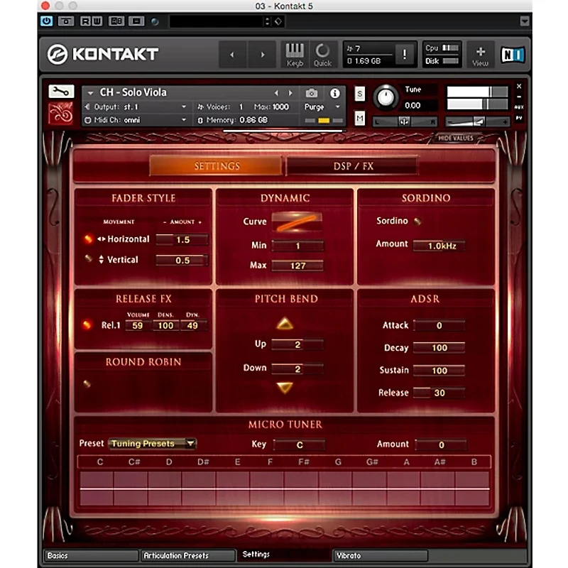 Best Service Chris Hein Solo Viola EXtended