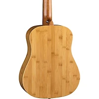 Luna Safari Bamboo 3/4 Satin Natural Acoustic Guitar Natural