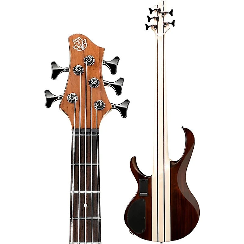 Ibanez BTB745 5-String Electric Bass Guitar Low Gloss Natural
