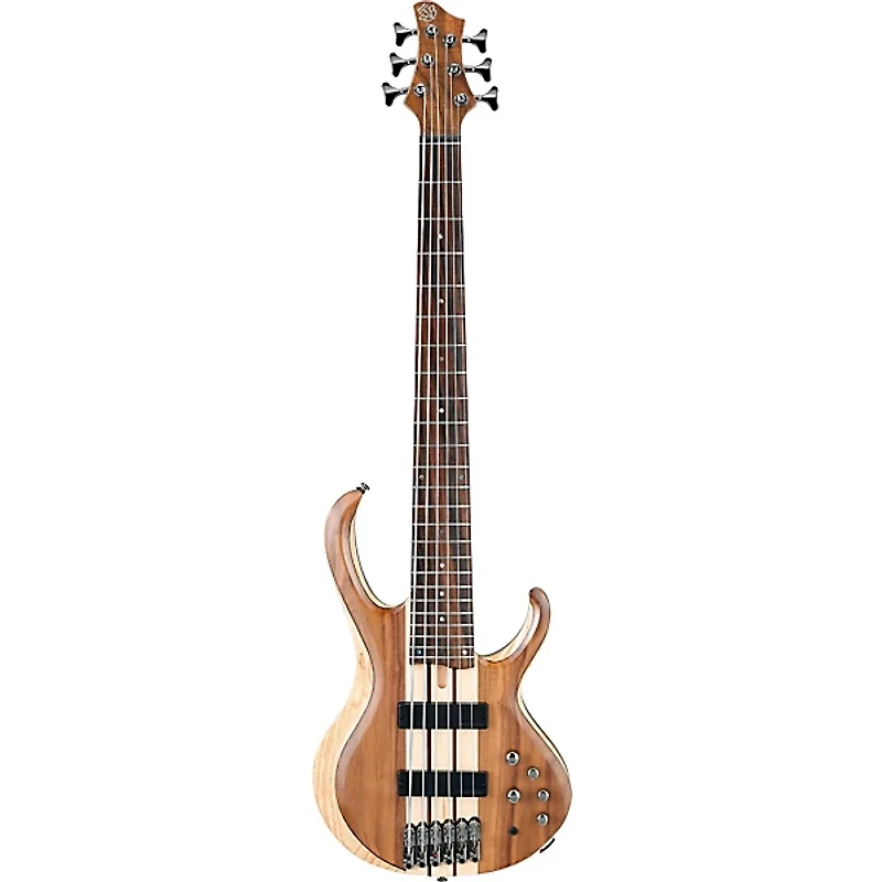 Ibanez BTB746 6-String Electric Bass Guitar - Low Gloss Natural