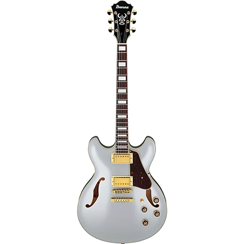 Ibanez Artcore AS73G Semi-Hollow Electric Guitar - Moonstone Silver Flat