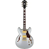 Ibanez Artcore AS73G Semi-Hollow Electric Guitar - Moonstone Silver Flat