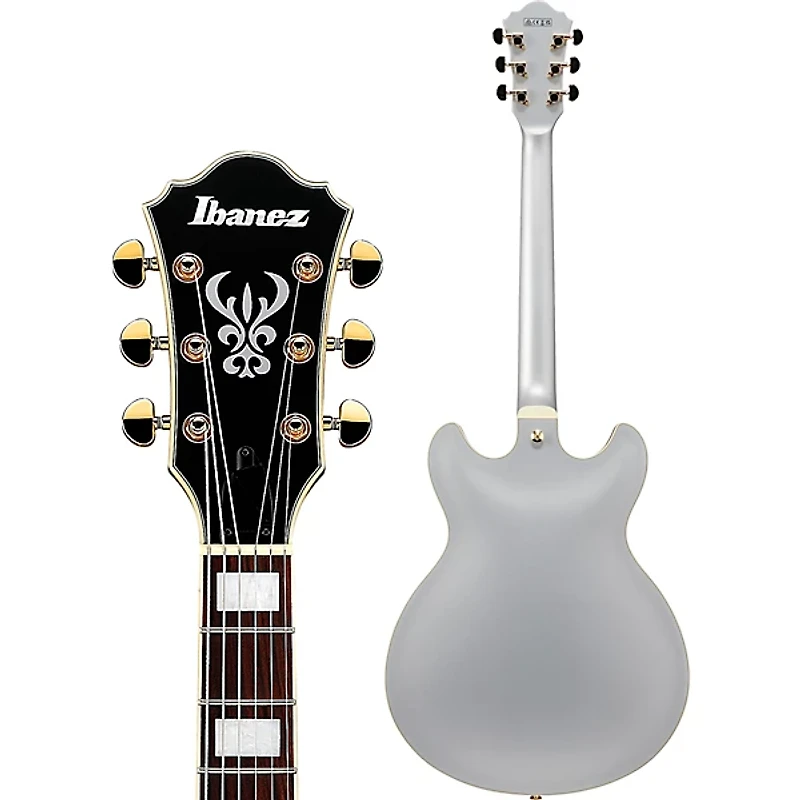 Ibanez Artcore AS73G Semi-Hollow Electric Guitar - Moonstone Silver Flat
