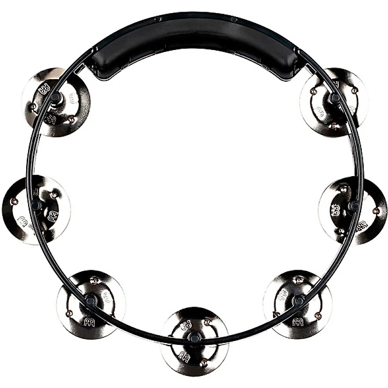 MEINL Headliner Series Tour Tambourine 1 Row 8 in. Black
