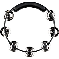 MEINL Headliner Series Tour Tambourine 1 Row 8 in. Black
