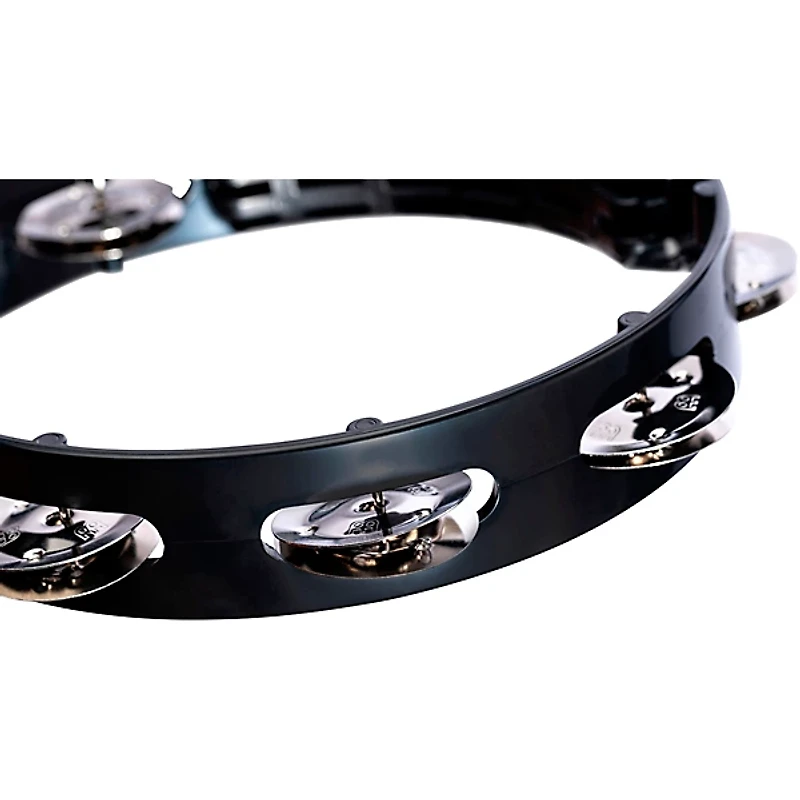 MEINL Headliner Series Tour Tambourine 1 Row 8 in. Black