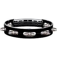 MEINL Headliner Series Tour Tambourine 1 Row 8 in. Black