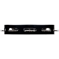 MEINL Headliner Series Tour Tambourine 1 Row 8 in. Black