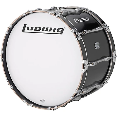 Ludwig Ultimate Marching Bass Drum - Black,