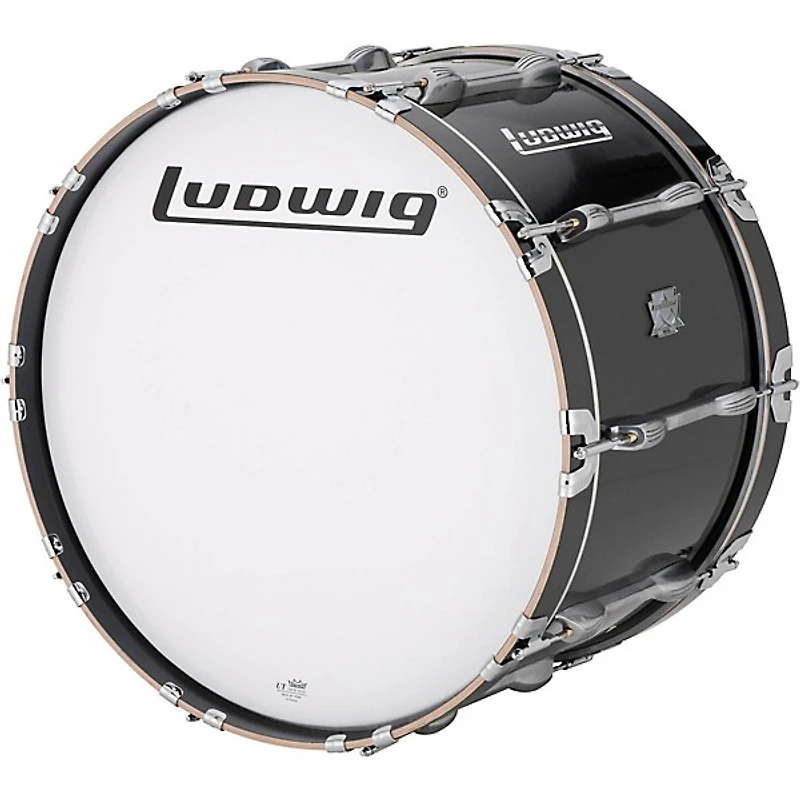 Ludwig Ultimate Marching Bass Drum - Black,