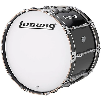 Ludwig Ultimate Marching Bass Drum - Black,