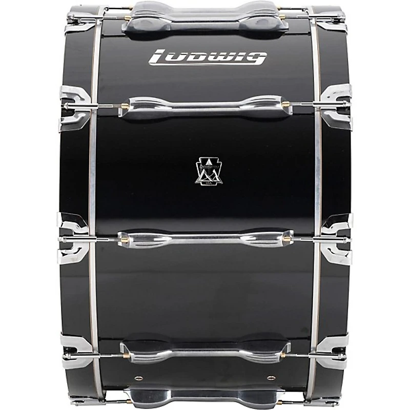 Ludwig Ultimate Marching Bass Drum - Black,