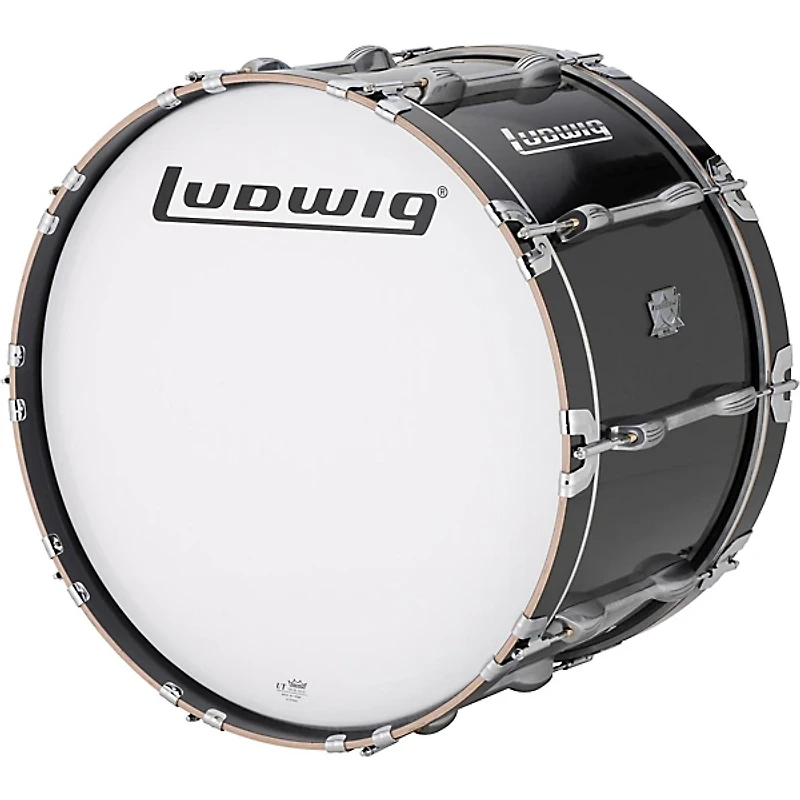 Ludwig Ultimate Marching Bass Drum - Black,