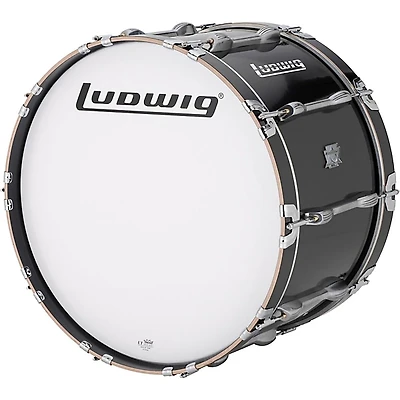 Ludwig Ultimate Marching Bass Drum - Black,