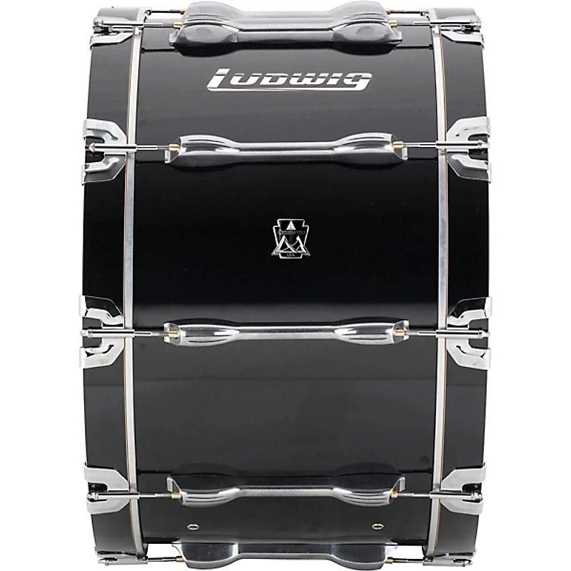 Ludwig Ultimate Marching Bass Drum - Black,