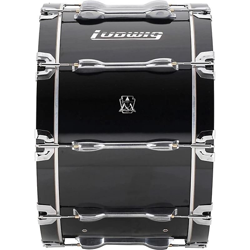 Ludwig Ultimate Marching Bass Drum - Black,