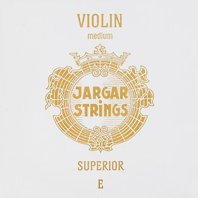 Jargar Superior Series Tin Plated Violin E String 4/4 Size, Medium
