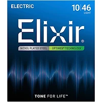 Elixir Electric Guitar Strings With OPTIWEB Coating, Light (.010-.046)