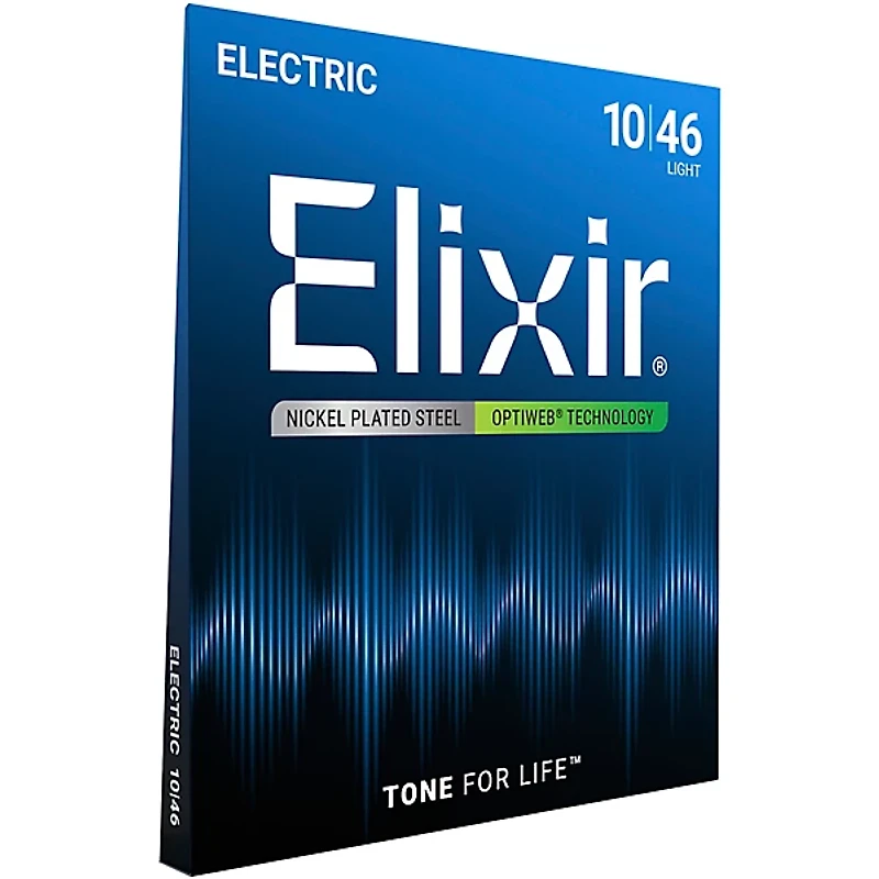 Elixir Electric Guitar Strings With OPTIWEB Coating, Light (.010-.046)