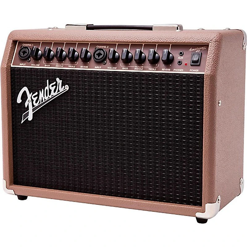 Fender Acoustasonic 40 40W 2x6.5 Acoustic Guitar Amplifier Brown