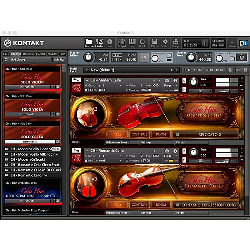 Best Service Chris Hein Solo Cello EXtended