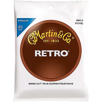 Martin Retro Acoustic Guitar Strings Medium Gauge