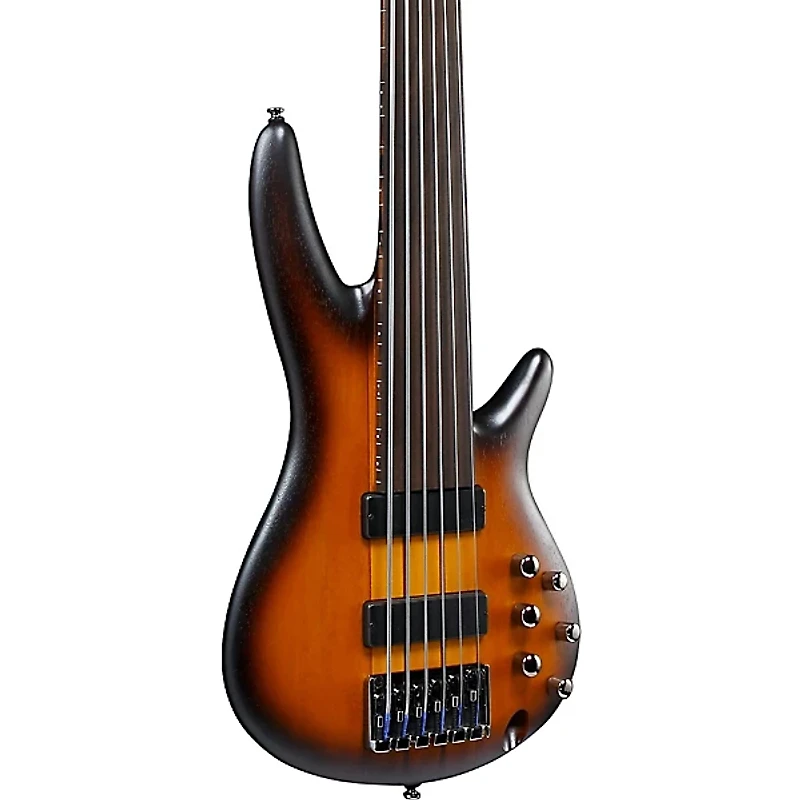 Ibanez Bass Workshop SRF706 6-String Electric Bass Flat Brown Burst