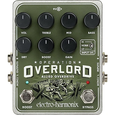Electro-Harmonix Operation Overlord Overdrive Pedal