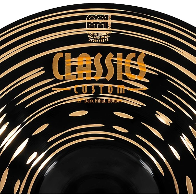 MEINL Classics Custom Dark Hi-Hat Cymbal Pair