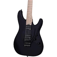 Schecter Guitar Research Sun Valley Super Shredder FR SFG Electric Guitar Satin Black Black Pickguard