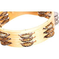 MEINL Artisan Edition Compact Tambourine with Steel Jingles 3 Row 8 in.