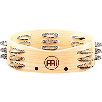 MEINL Artisan Edition Compact Tambourine with Steel Jingles 3 Row 8 in.