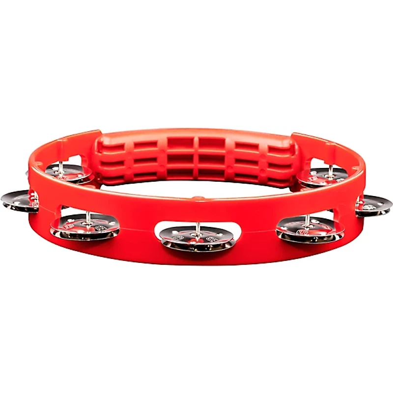 MEINL Headliner Series Single Row Tour Tambourine, 8 in. Red