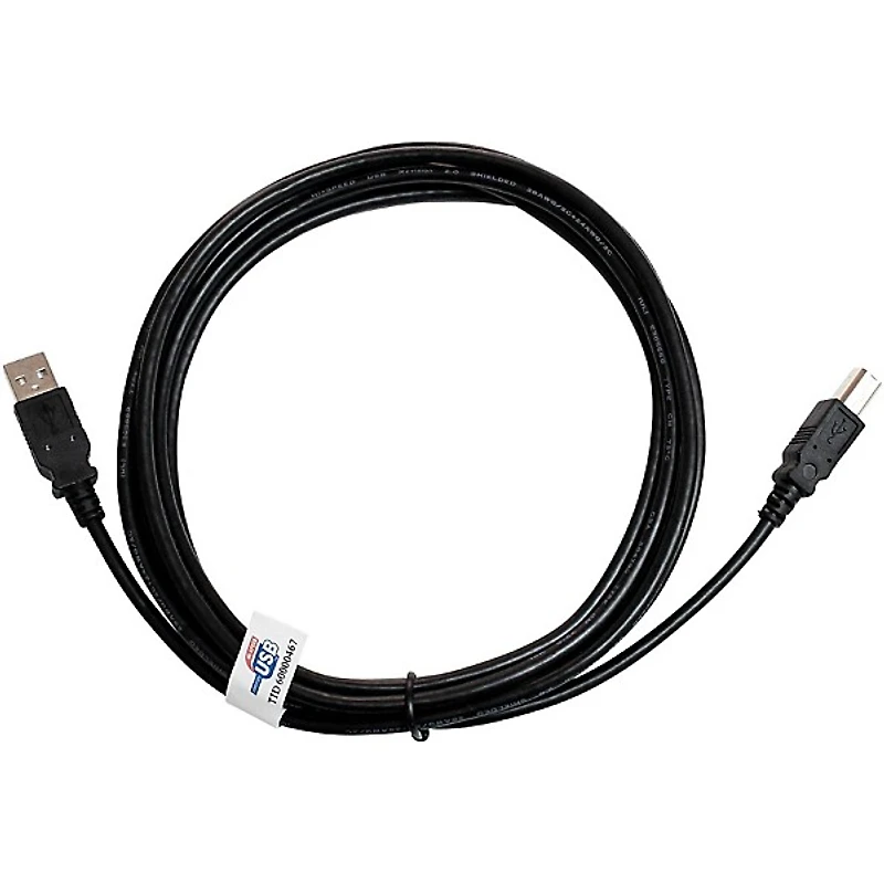 Tera Grand Black USB 2.0 A Male to B Male Cable 10'