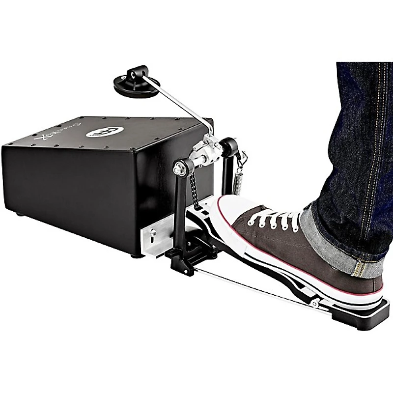 MEINL Acoustic Snare Stomp Box with L-Shaped Beater, Black