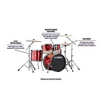 Yamaha Rydeen 5-Piece Shell Pack With 20" Bass Drum