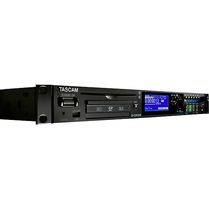 TASCAM SS-CDR250N Solid State Recorder With Dual SD and CDR